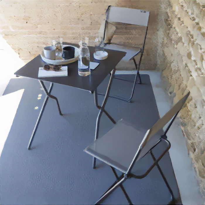 ラフマ フランス製 スクエアテーブル ANYTIME SQUARE TABLE LFM5104 1脚