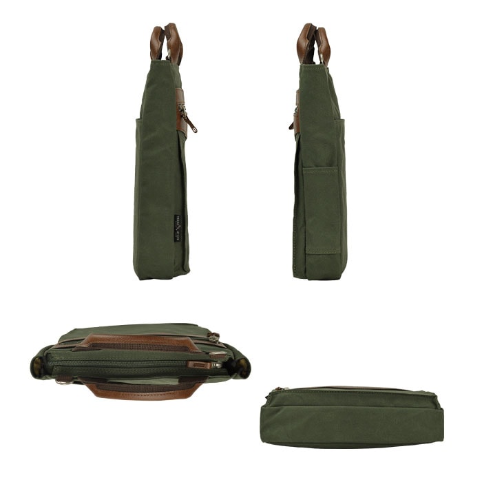 平野 ブレザークラブ 日本製 はっ水帆布A4縦型2WAYショルダーバッグ 26724 1個