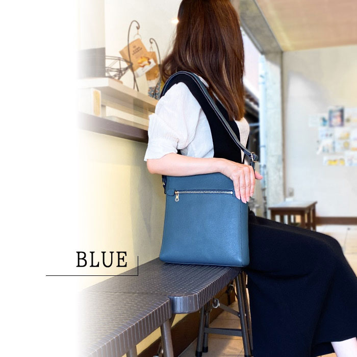 平野 サドル 姫路製牛革 上質縦型ショルダーバッグ 日本製 16473 1個