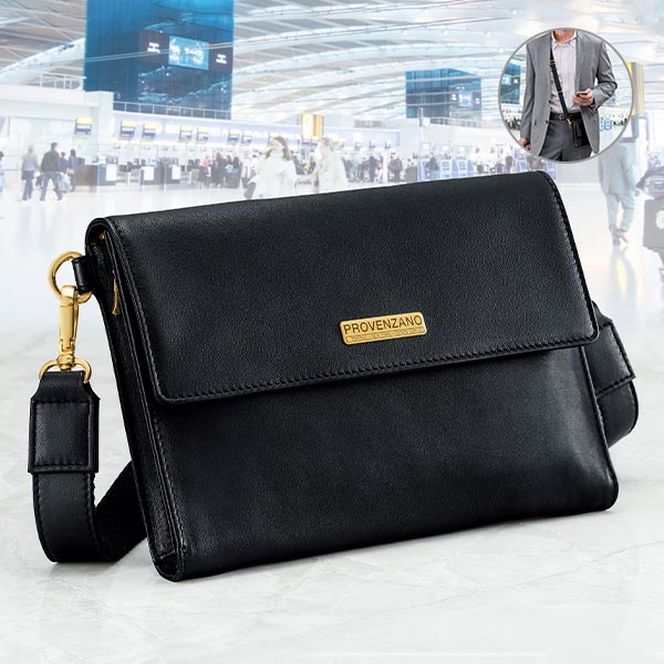 プロヴェンザノ ラム革製薄型ショルダー「シティホルスター」 1個