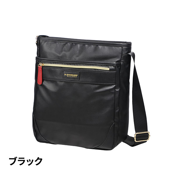 DUNLOP REFINED ダンロップ・リファインド カーボン調 大判ショルダーバッグ 4276 1点