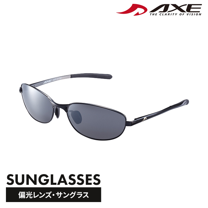 アックス AXE（アックス） 偏光 メタルサングラス シルバーミラー ASP-217M 1個