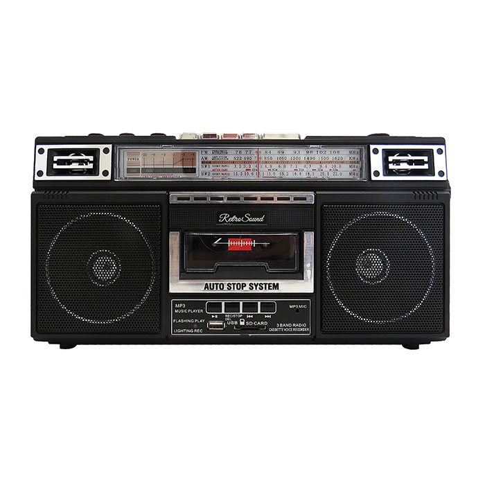 クマザキエイム 多機能レトロラジカセ 1台