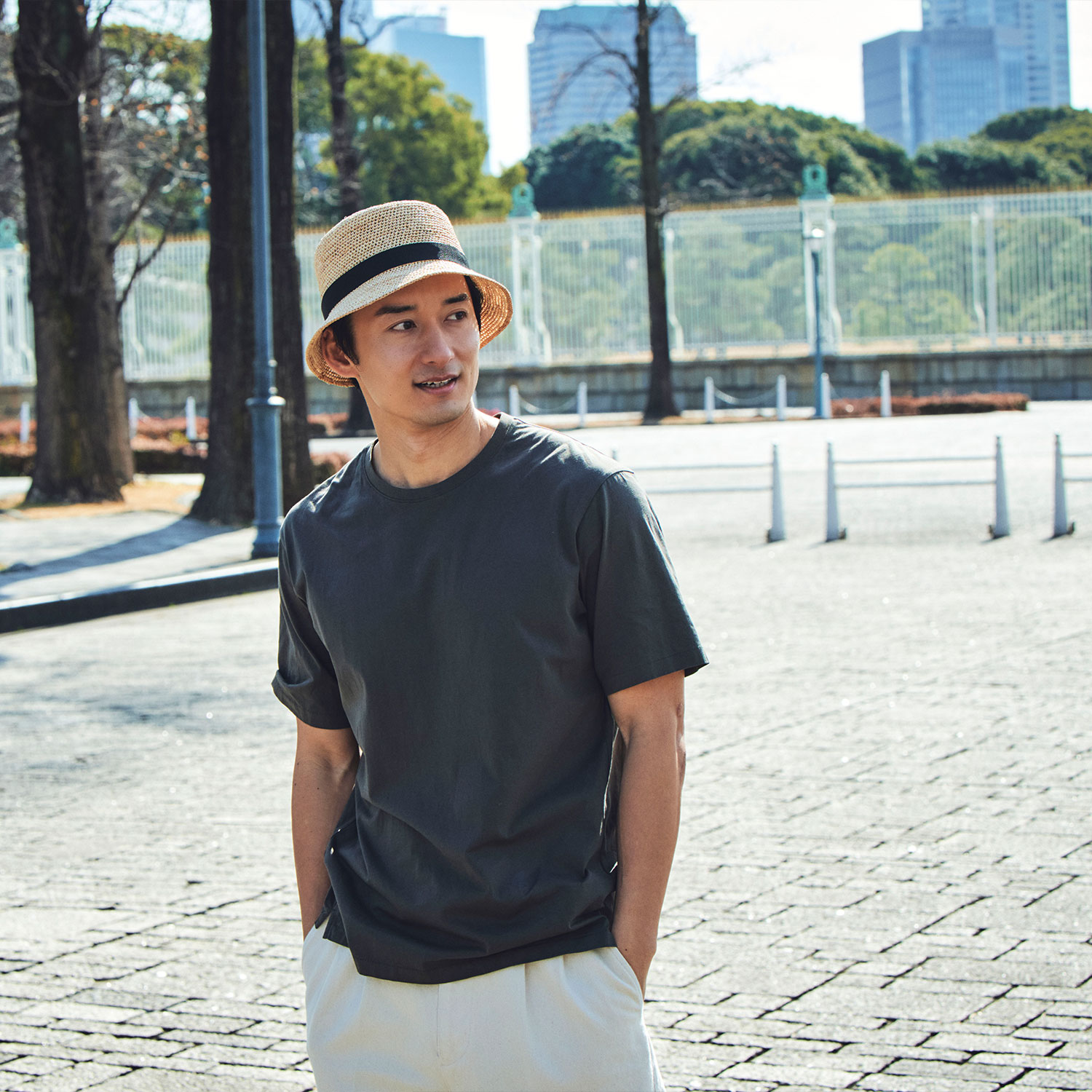 田中帽子店 Corta（コルタ） ラフィア バケットハット UK-H129 1個