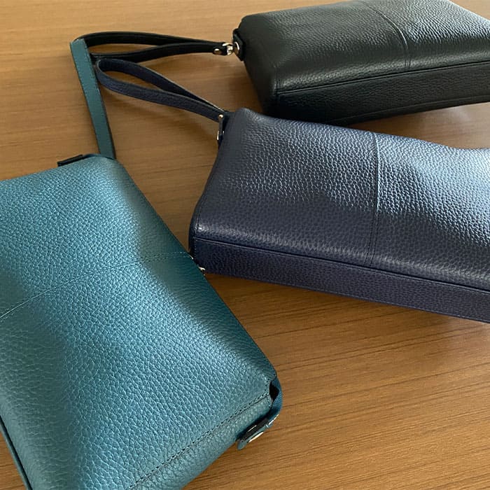 平野 サドル 姫路製牛革クラッチバッグ 日本製 25958 1個