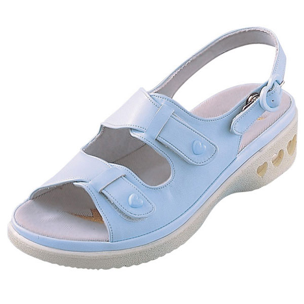 【アウトレット】ビーウェル パーフェクトナース 快適ナースサンダル 2ベルト PN00100 1足