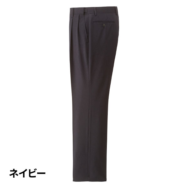 PAUL MILLER アジャスター付ストレッチツータックスラックス 370-0010 1着