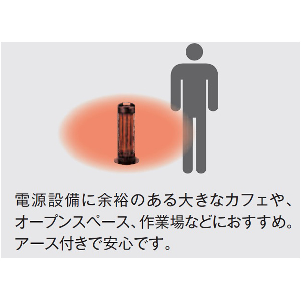 コンフォー クレスター 防水グランドサラマンダーヒーター HEAT-Z-141B 1台