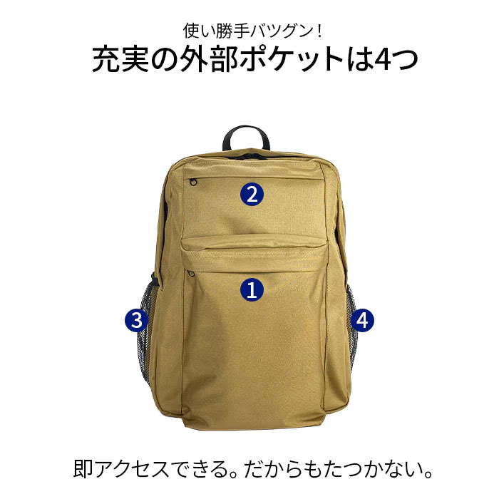 平野  MOBBY'S（モビーズ） サコッシュ付きリュック（デイパック用レインカバー）セット 42589/59030 1セット