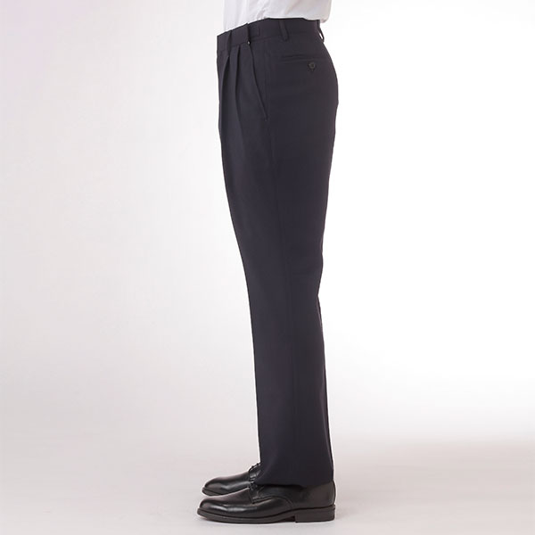 PAUL MILLER アジャスター付ストレッチツータックスラックス 370-0010 1着