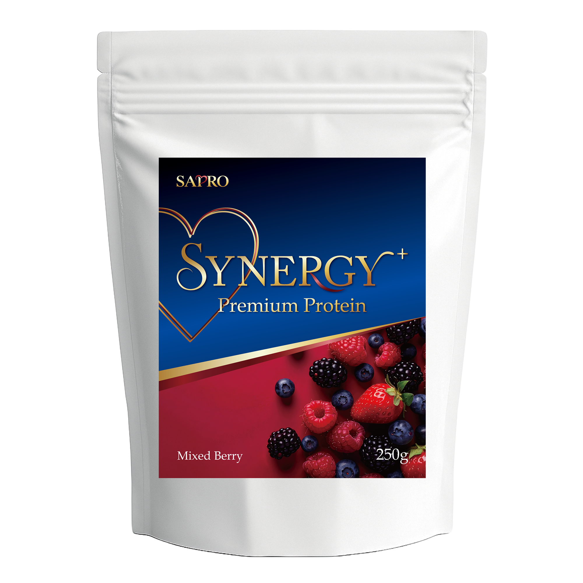 腸活プロテインSYNERGY＋ 250g【ミックスベリー】