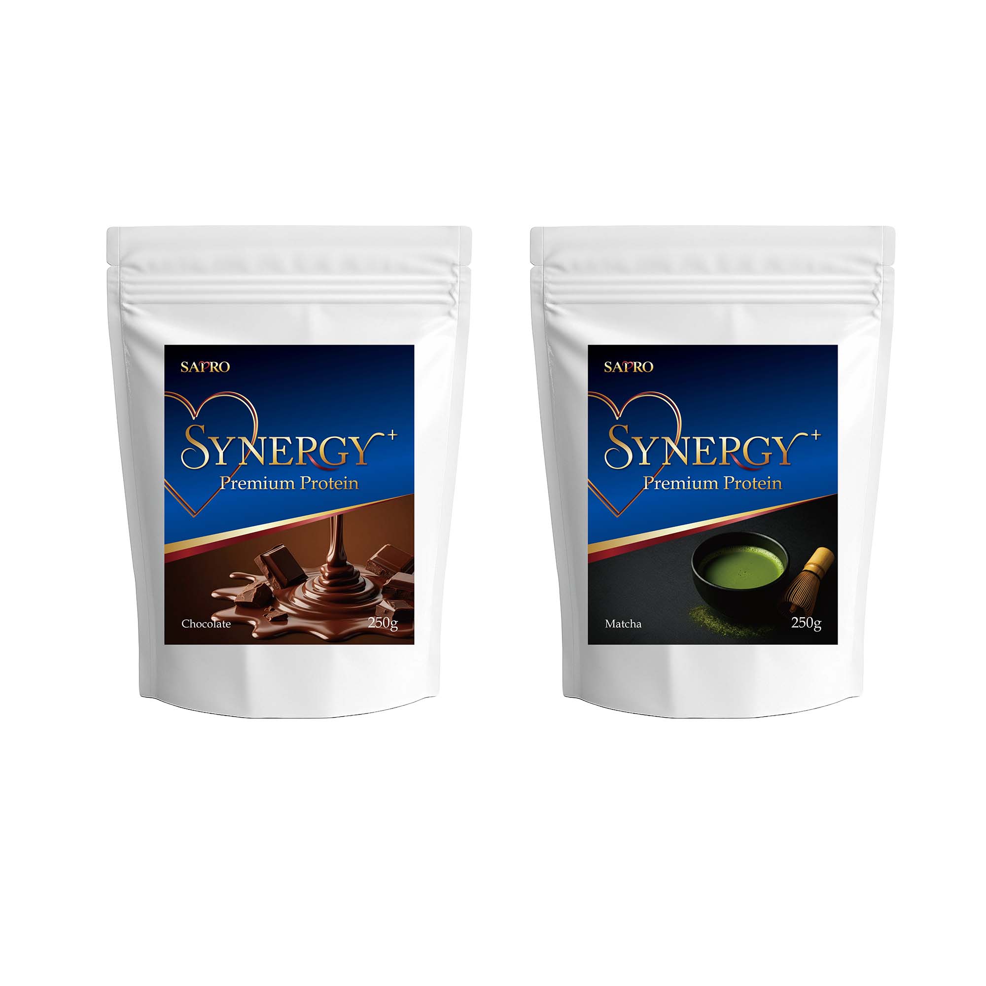 腸活プロテインSYNERGY＋ 500g【チョコレート＋抹茶】