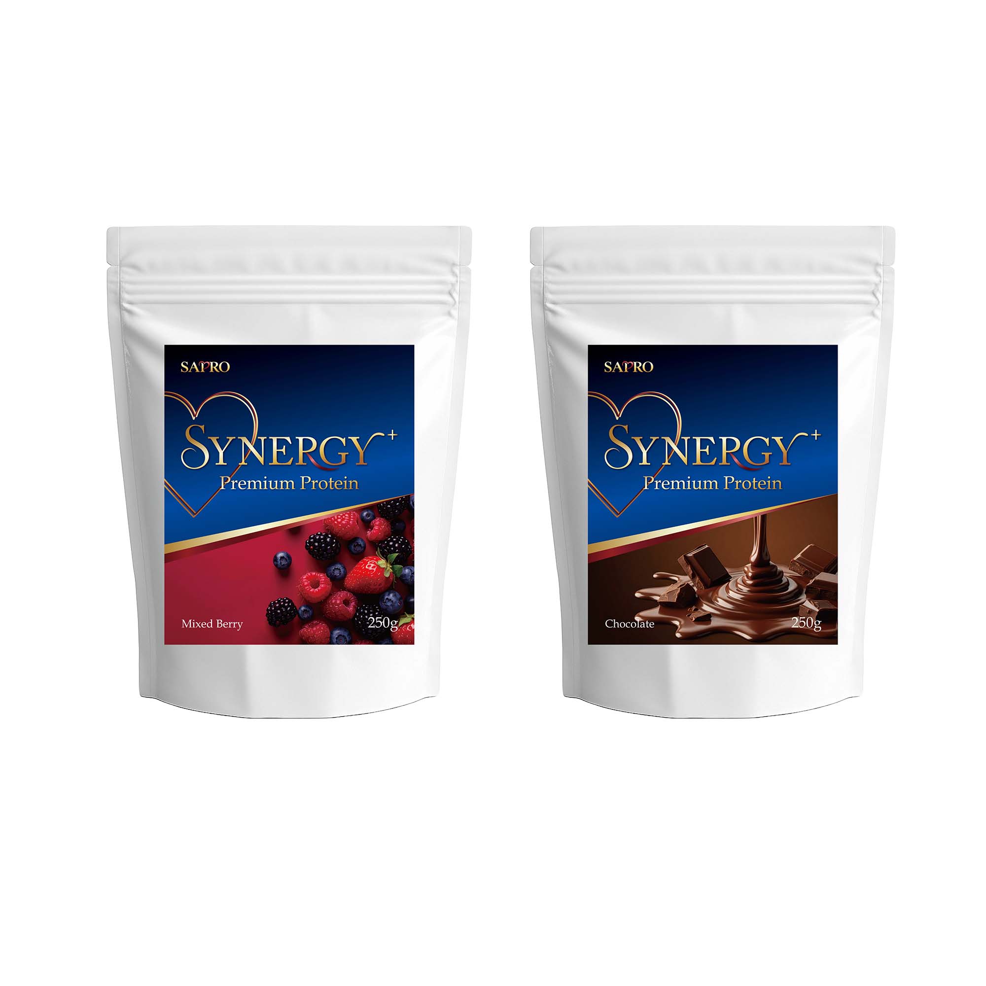 腸活プロテインSYNERGY＋ 500g【ミックスベリー＋チョコレート】