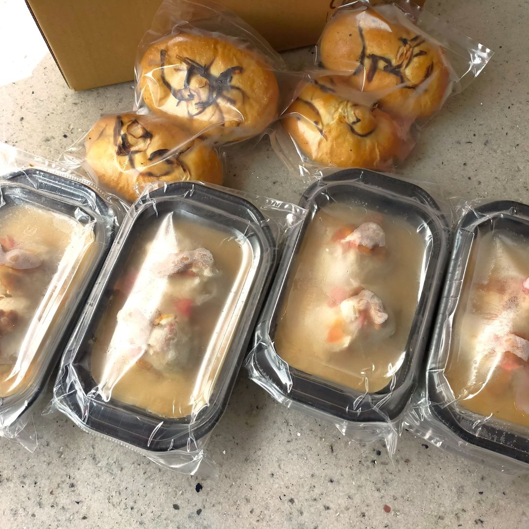 【送料無料】「北海道クネル＆自家製パン」４食セット