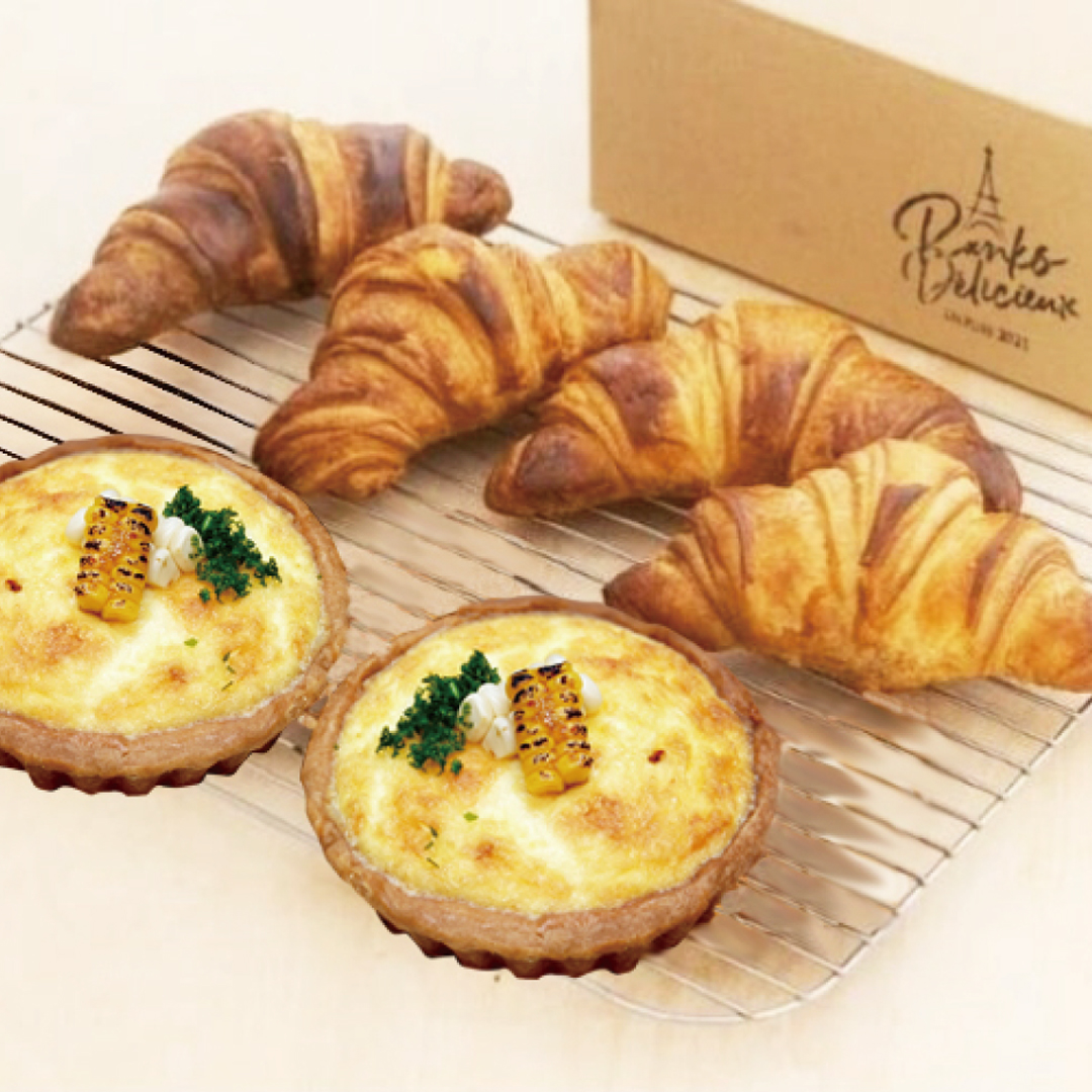 【送料無料】 Parisの休日ブランチBOX（クロワッサン＆季節のキッシュ）
