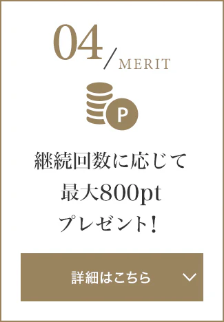 定期便継続で最大800ポイントプレゼント！