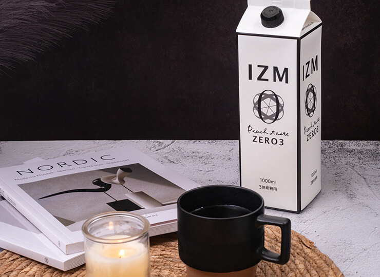 IZM ZERO3 ピーチテイスト（ゼロカロリー酵素ドリンク） 1000ml