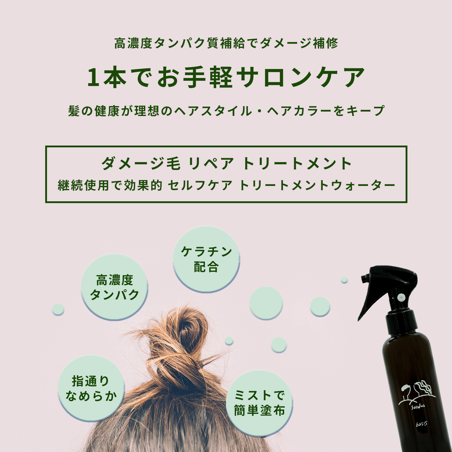 ソリダス トリートメントウォーター 200ml ＆ トリートメントウォーター詰替 400ml BOXセット
