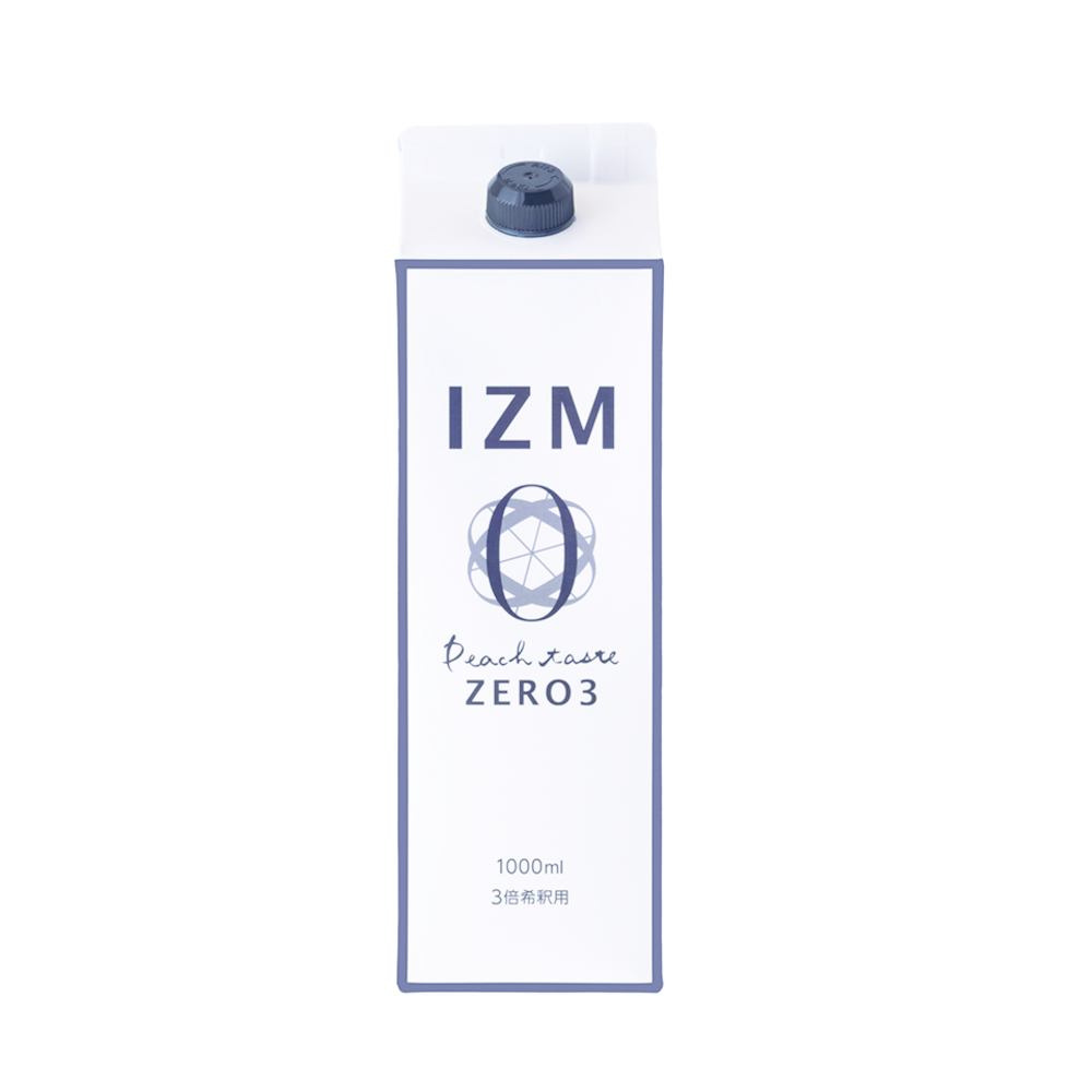 IZM ZERO3 ピーチテイスト（ゼロカロリー酵素ドリンク） 1000ml