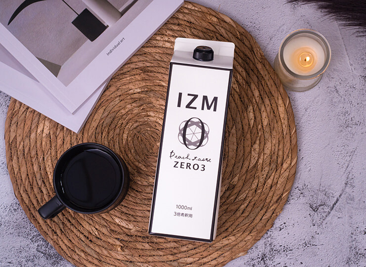 IZM ZERO3 ピーチテイスト（ゼロカロリー酵素ドリンク） 1000ml