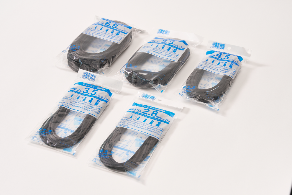 網戸用masaネット取付用<br>ビート(網押さえゴム) 【ダークブロンズ】 ビートサイズ: 2.8mm