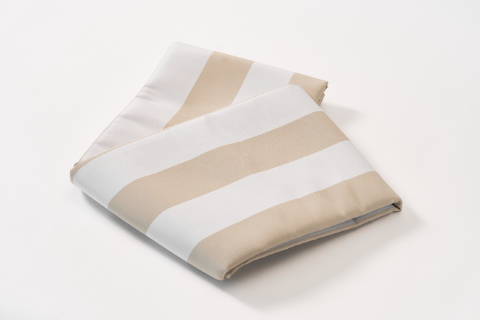 遮熱サンシェード ストライプ <br>【ライトベージュ】 