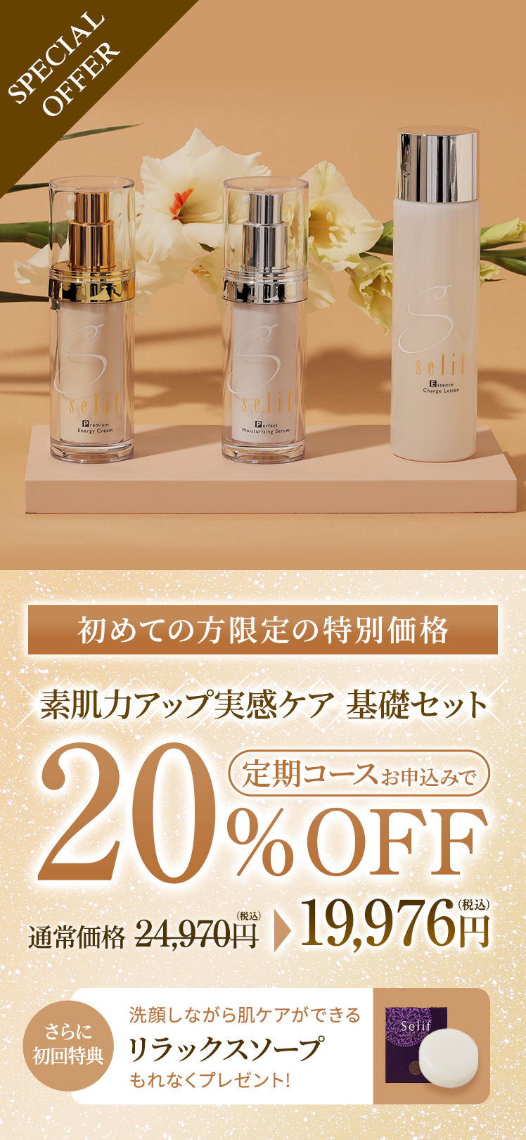 素肌力アップ実感ケア 基礎セット