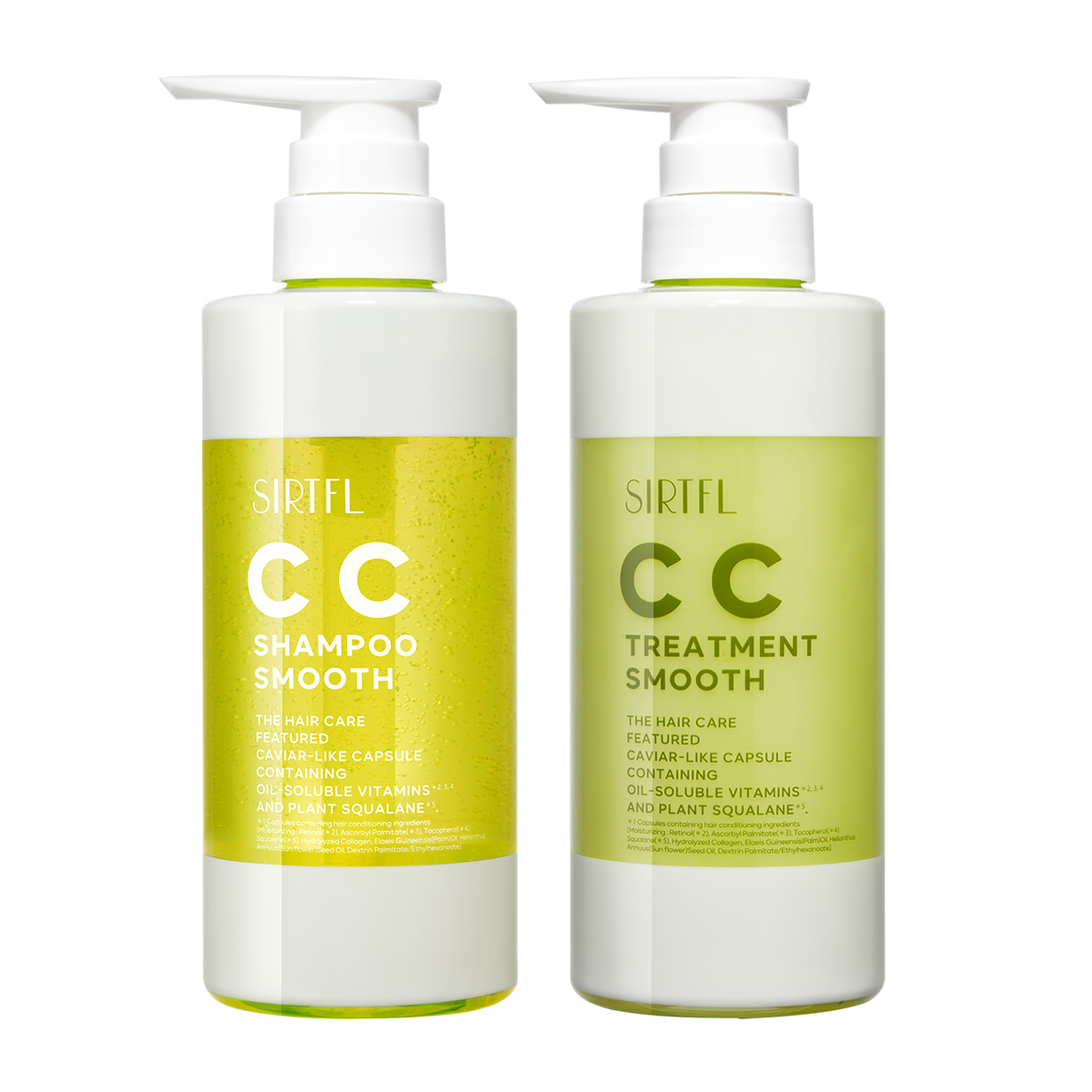 SIRTFL　CCシャンプー/トリートメント スムース 400mL/400mL（本品）