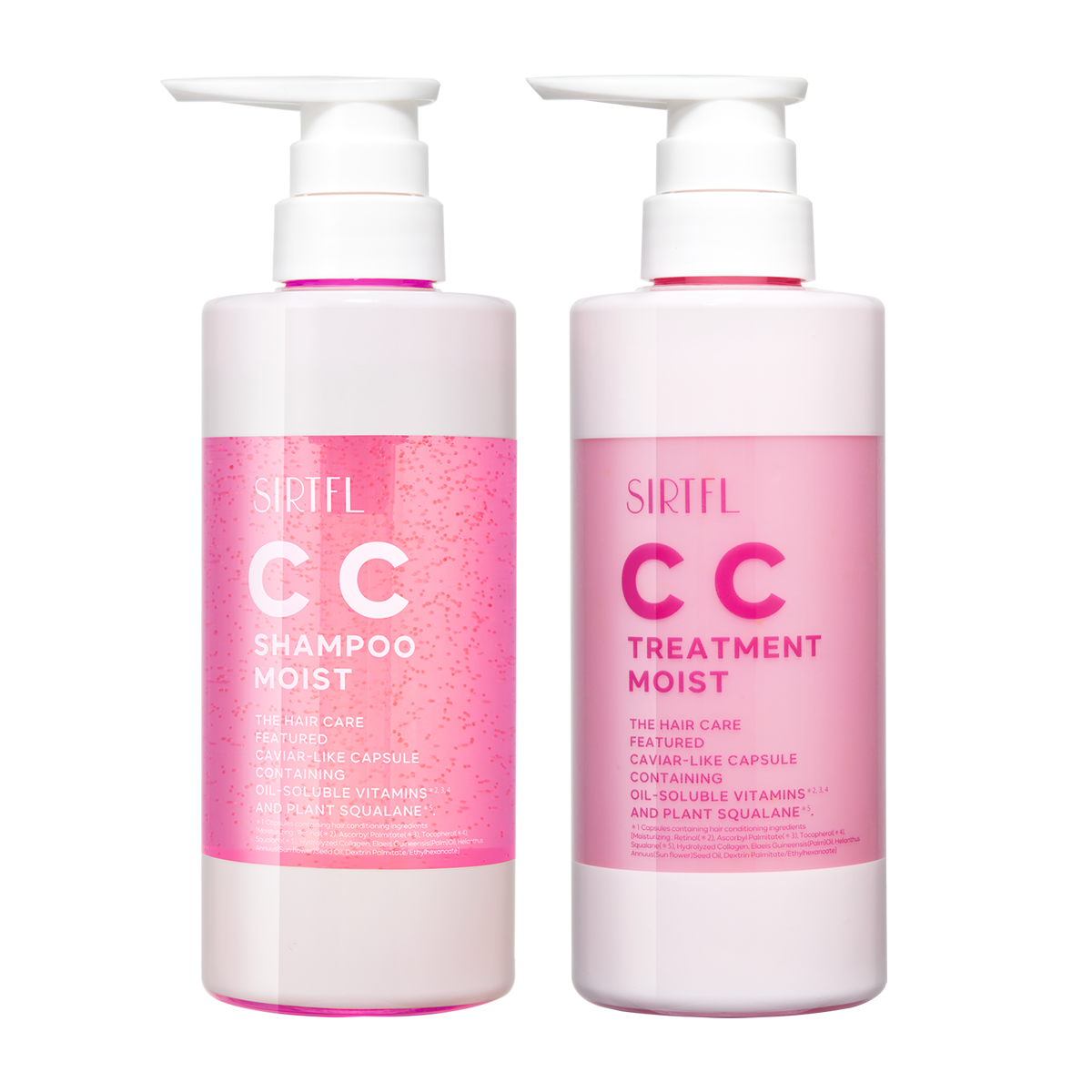 SIRTFL　CCシャンプー/トリートメント モイスト 400mL/400mL（本品）