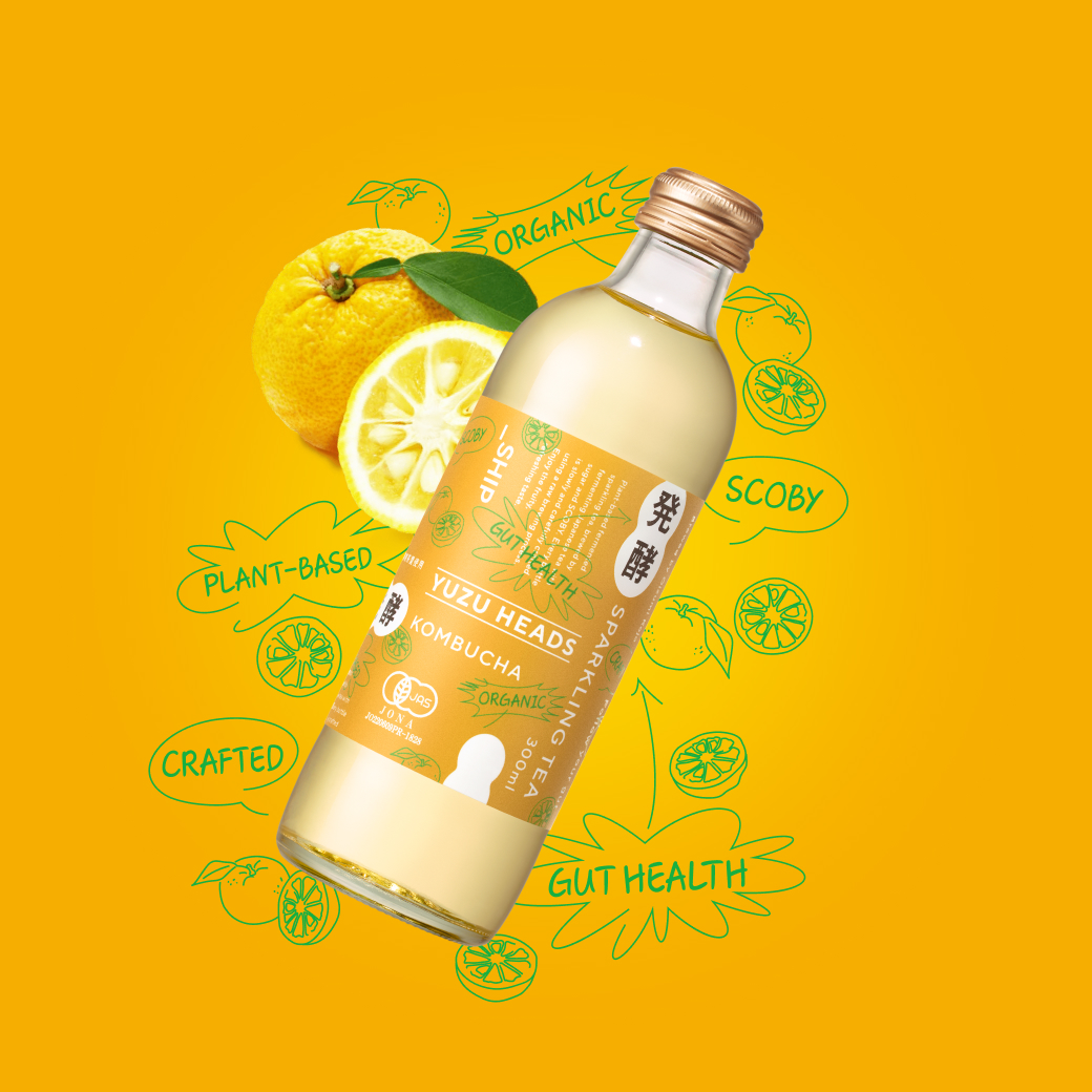 YUZU HEADS | _SHIP KOMBUCHA（国産・オーガニック・無添加の発酵