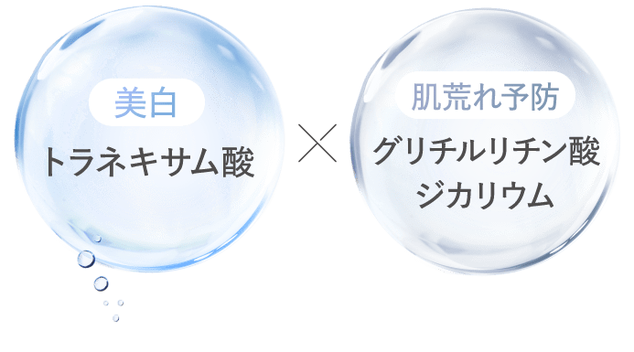 トラネキサム酸×グリチルリチン酸 ジカリウム