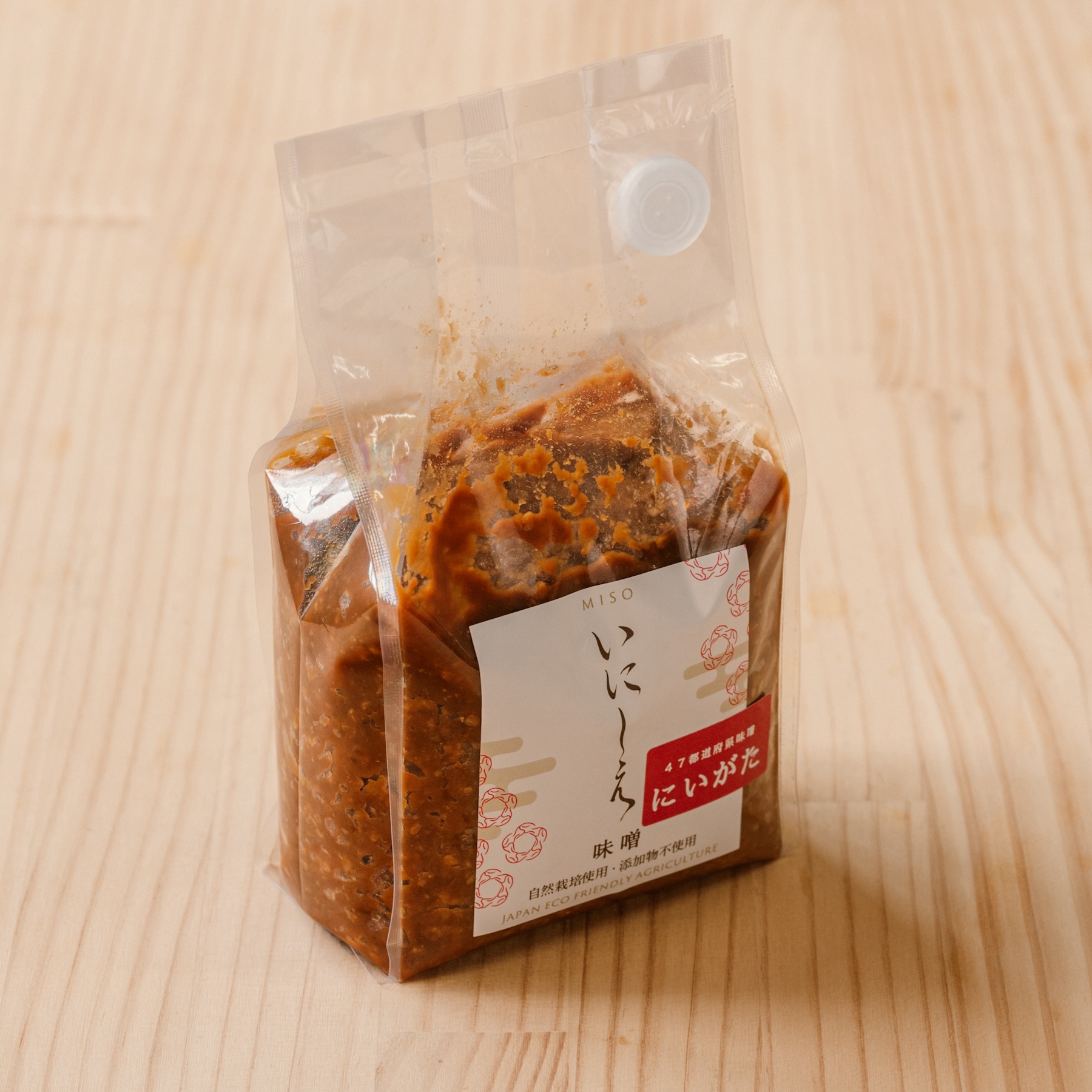 【定期便】４７都道府県味噌「にいがた味噌」800g２×パック　在来大豆：さといらず　安心安全な自然栽培・無添加　毎週・毎月・2・3ヶ月ごとにお届けの定期便。