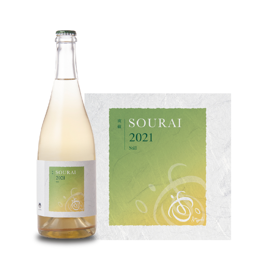 【お酒】SOURAI【爽籟】2021（酸味強） IKKA WINES（山形・東根）自然栽培デラウエア100％　750ml