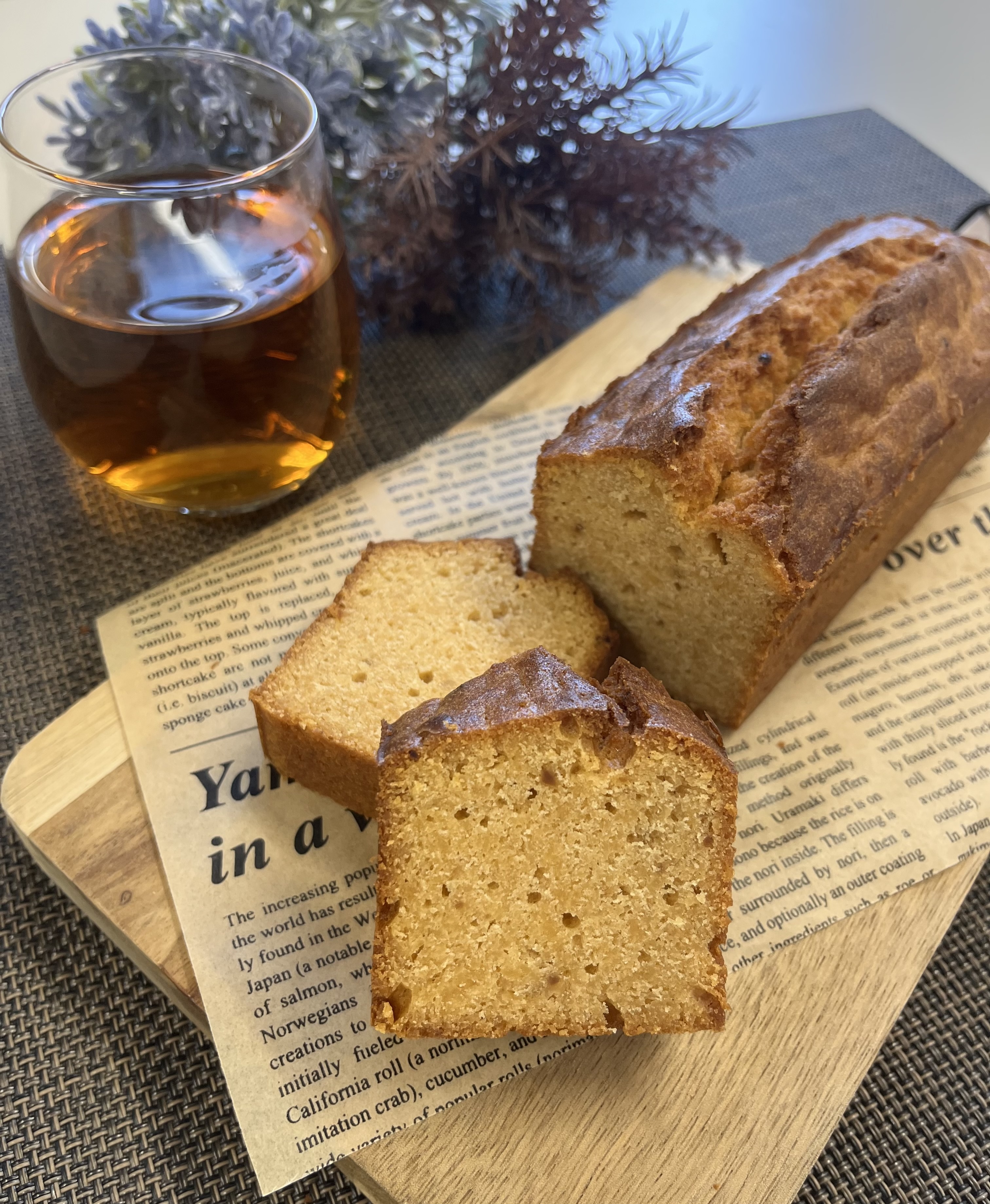 [GIFT] パウンドケーキ〈みそ〉（ホール） 添加物不使用、有機-自然栽培原料、いにしえ味噌使用