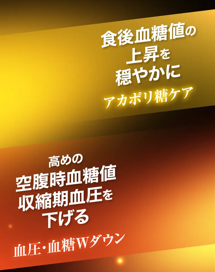 糖ケア・Wダウンの紹介