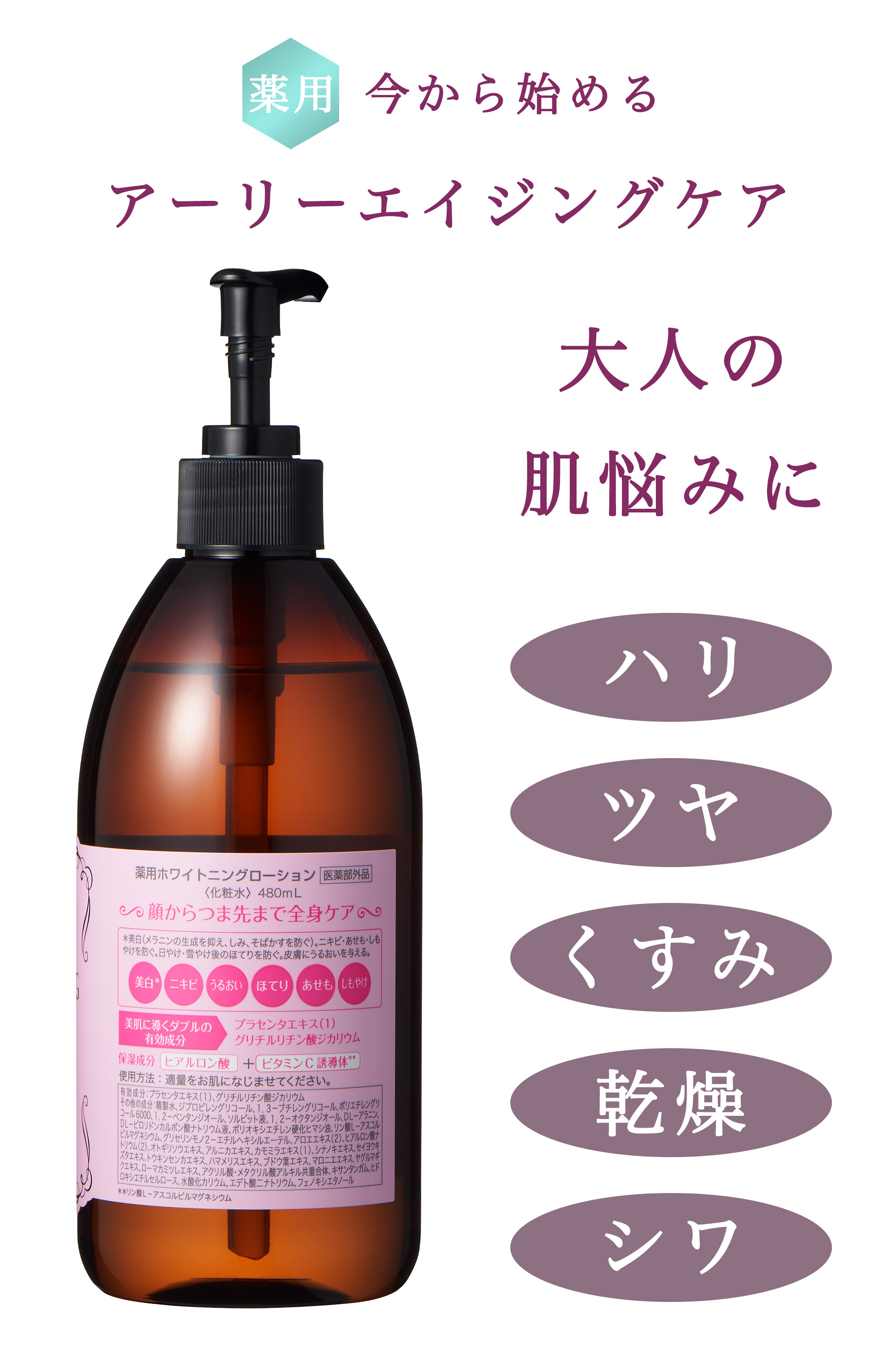 薬用ホワイトニングローション