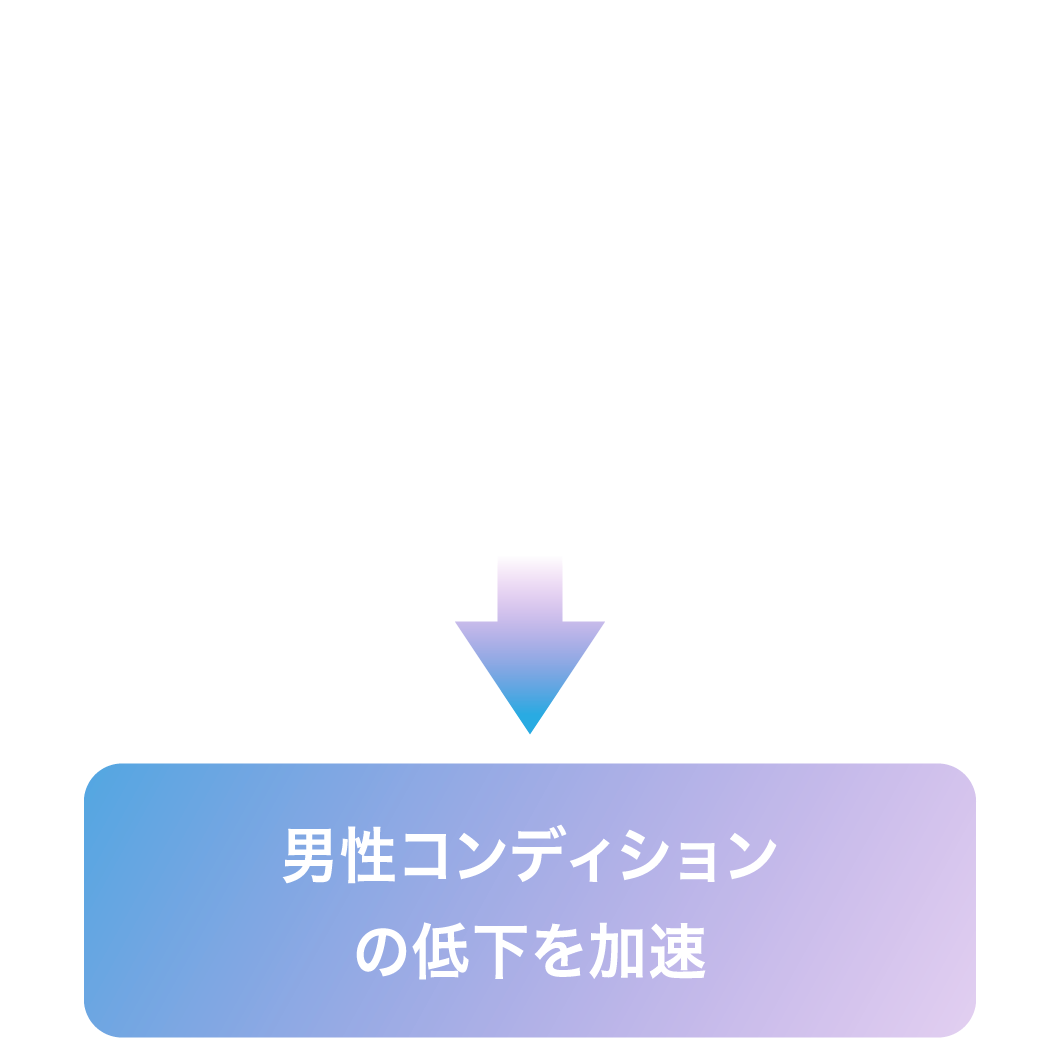 男性コンディションの低下を加速