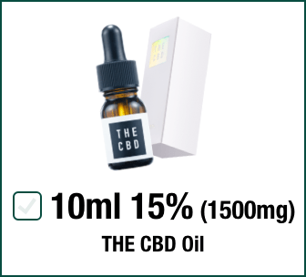 THE CBD Oil 10ml 15％(1,500mg)