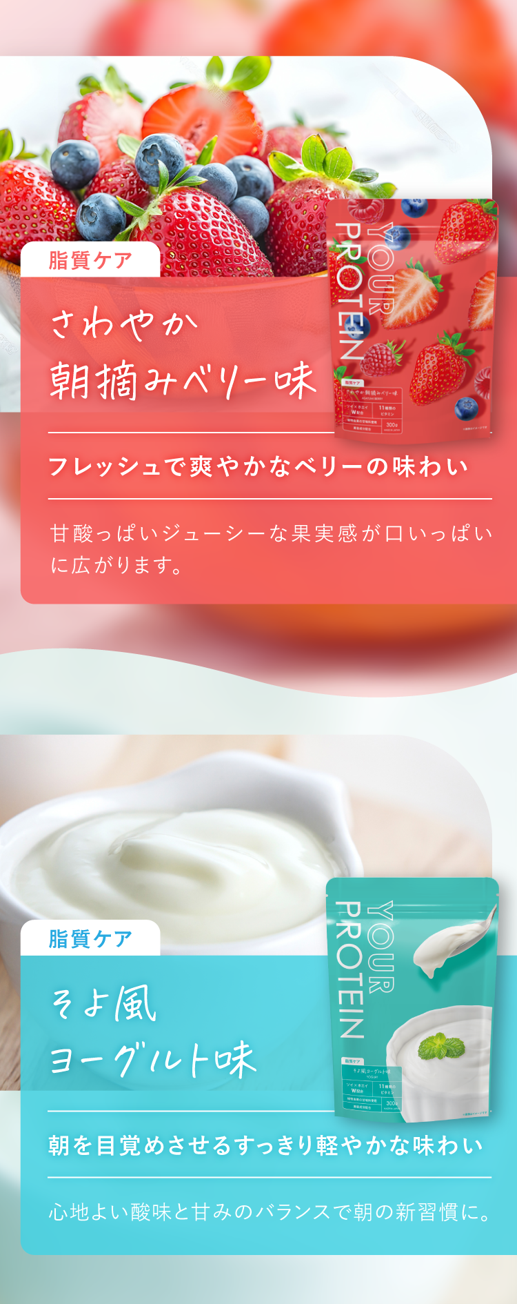 検査結果に基づいたあなたに最適なダイエットプロテインYOUR PROTEIN