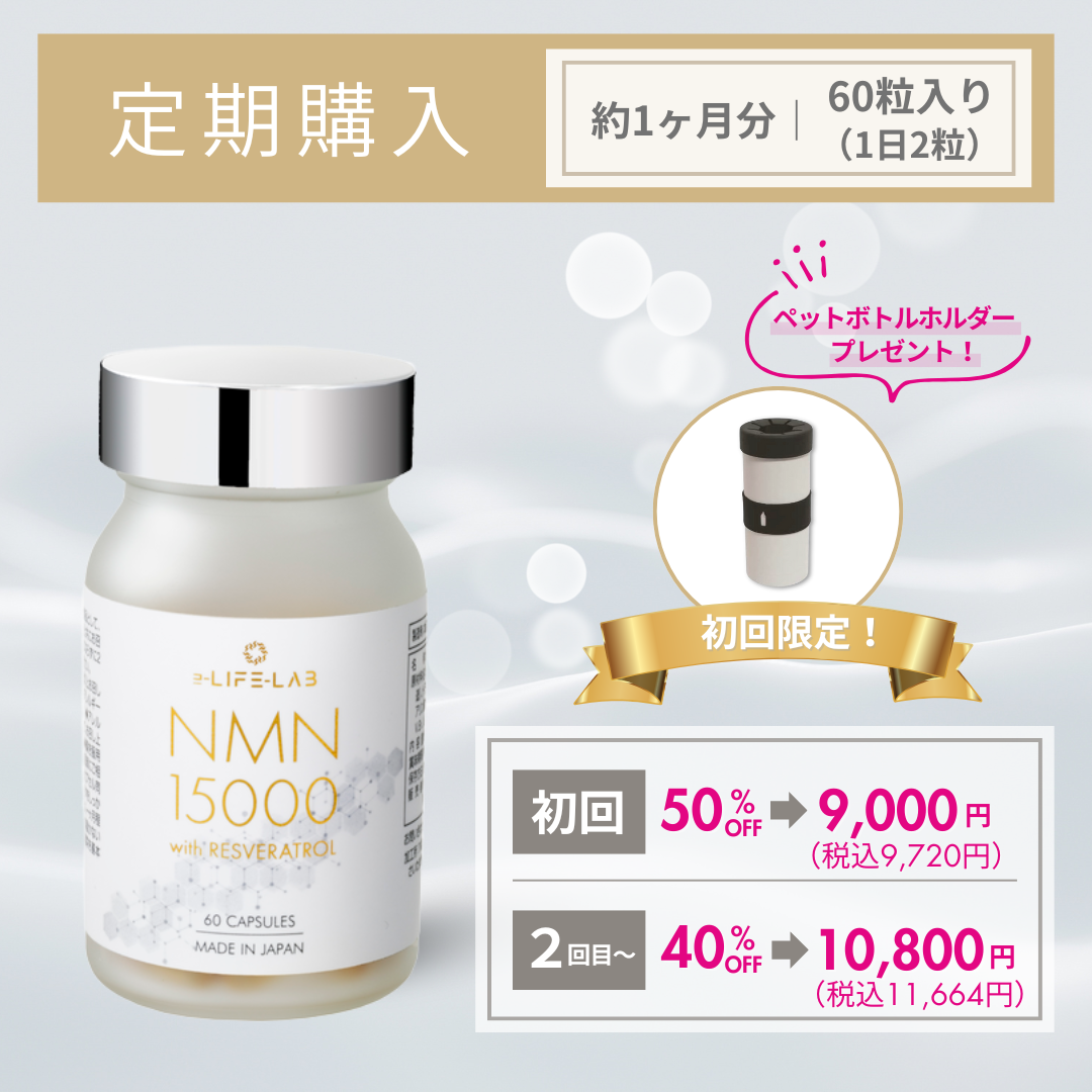 【定期購入】NMN15000 with レスベラトロール