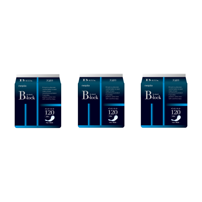 ネピアB-LOCKｲﾝﾅｰｼｰﾄ120  3個セット