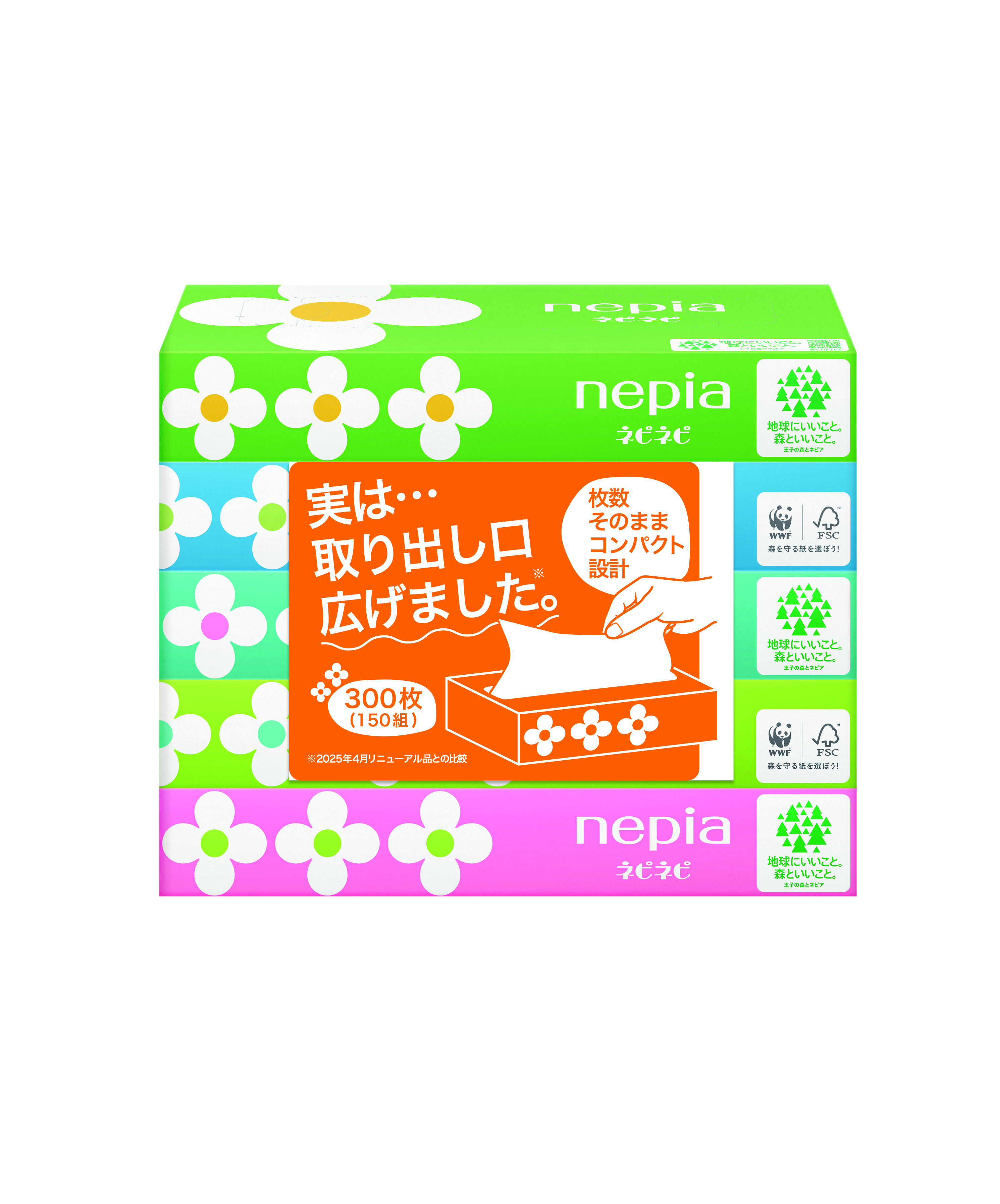 ネピアネピネピティシュ150組5コパック