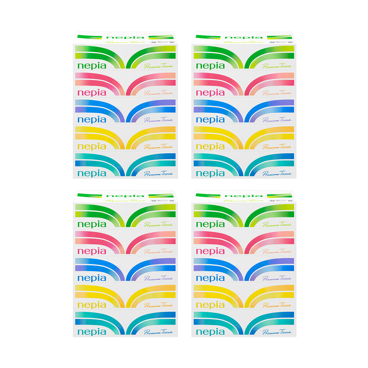 ネピアティシュプレミアムソフトティシュFSC5コパック4個セット