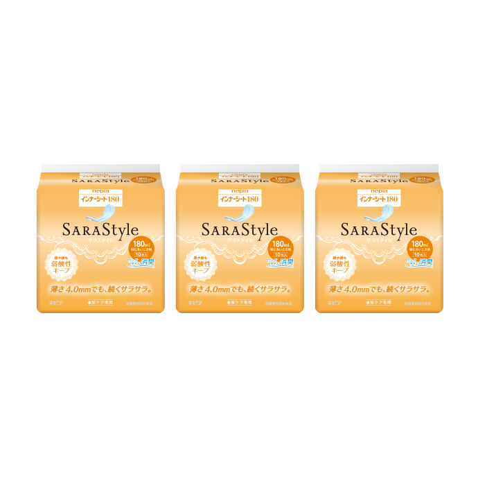 ネピアインナーシート180 ３ 個セット