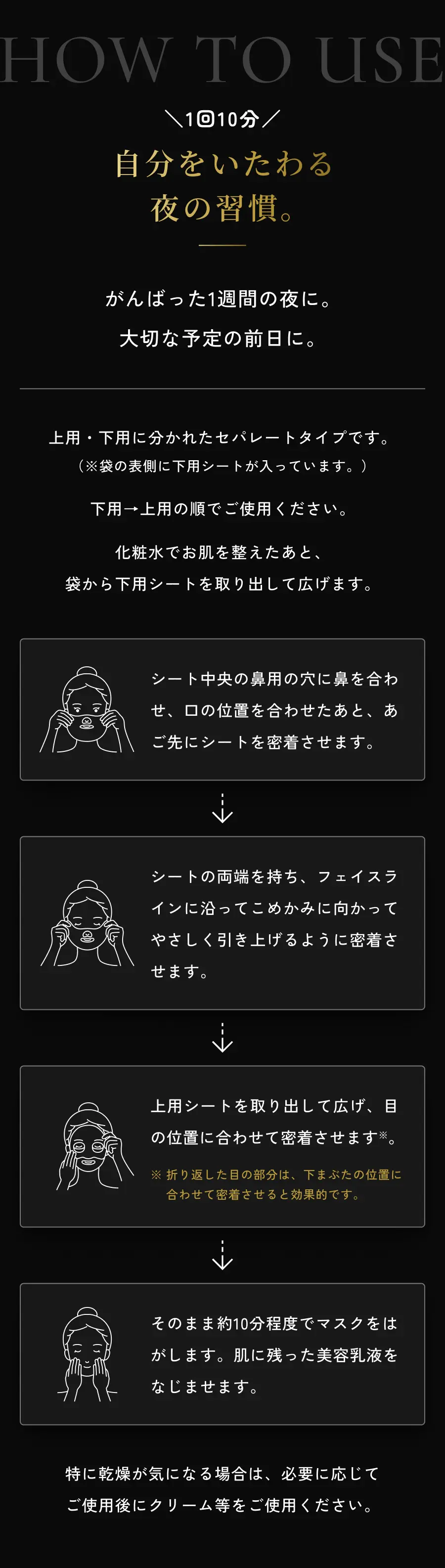 1回10分 自分をいたわる夜の習慣。