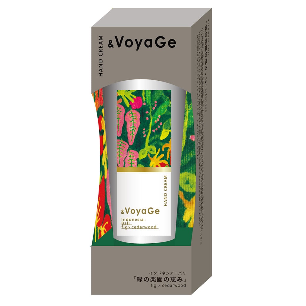 【mifull】&VoyaGe ハンドクリーム バリ｜いちじくの香り CICA配合 高保湿