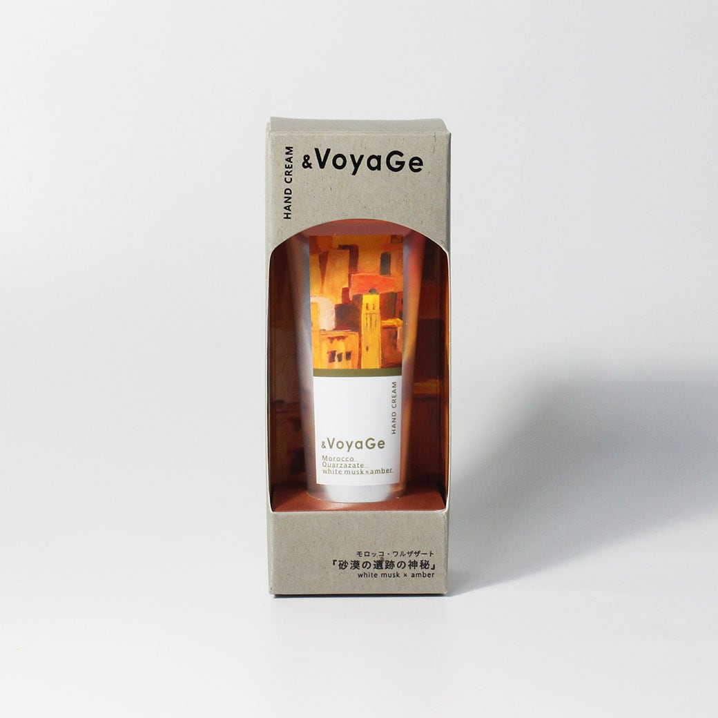 【mifull】&VoyaGe ハンドクリーム モロッコ｜ホワイトムスクの香り CICA配合 高保湿