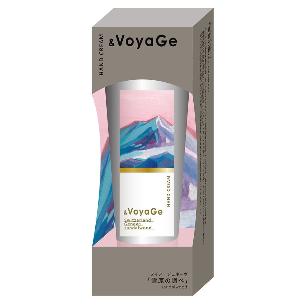 【mifull】&VoyaGe ハンドクリーム スイス｜サンダルウッドの香り CICA配合 高保湿