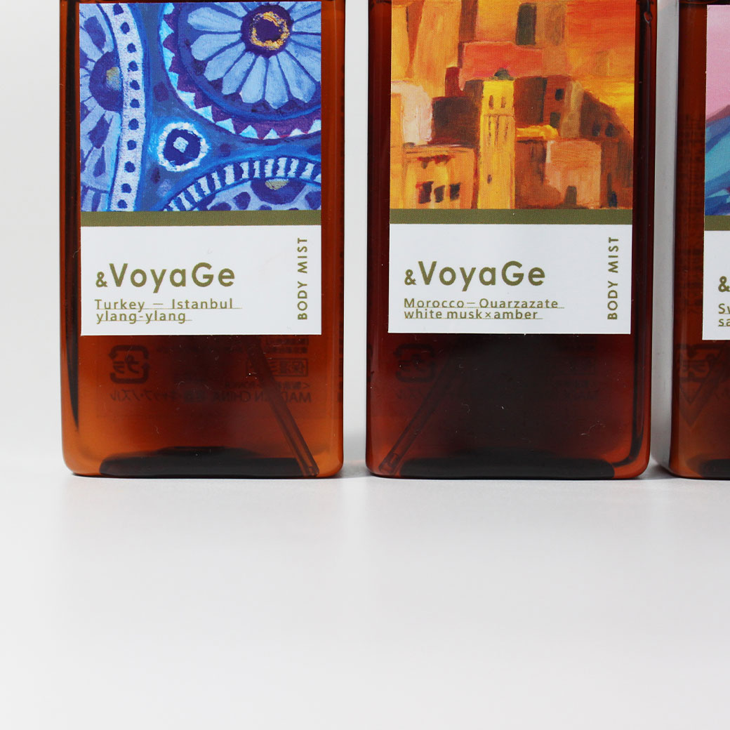 【mifull】&VoyaGe ボディミスト バリ｜いちじくの香り CICA配合 保湿ミスト