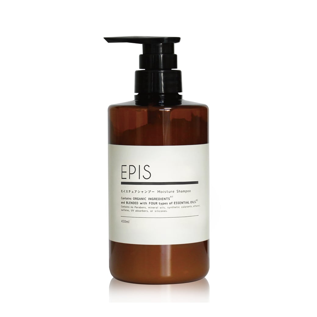 EPISモイスチュアシャンプー 450ml｜LDK A評価 オーガニック ノンシリコン ダメージケア 保湿 ツヤ髪